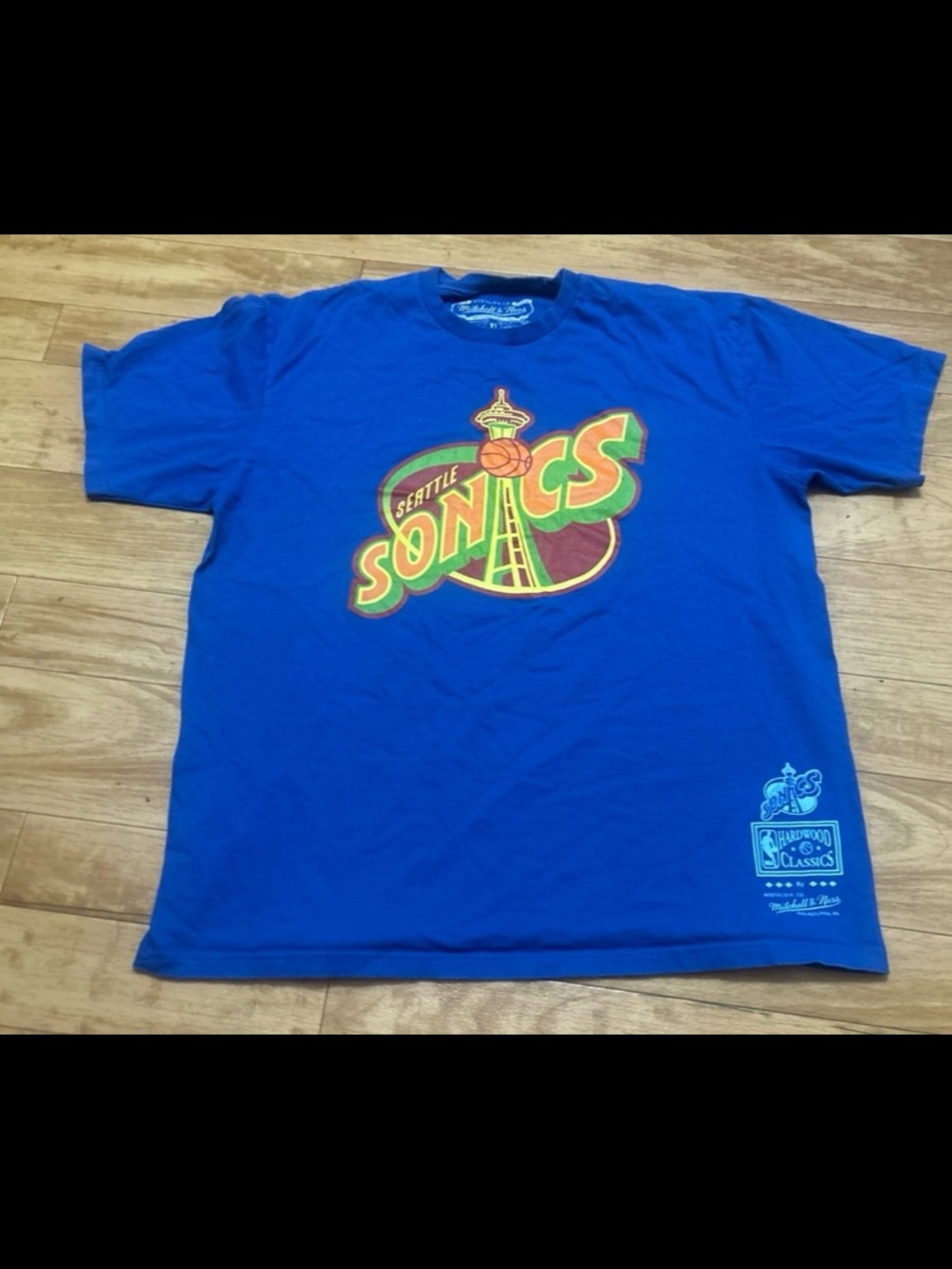 Seattle Supersonics Shirt Mens XL NBA Basketball Mitchell & Ness Tee
